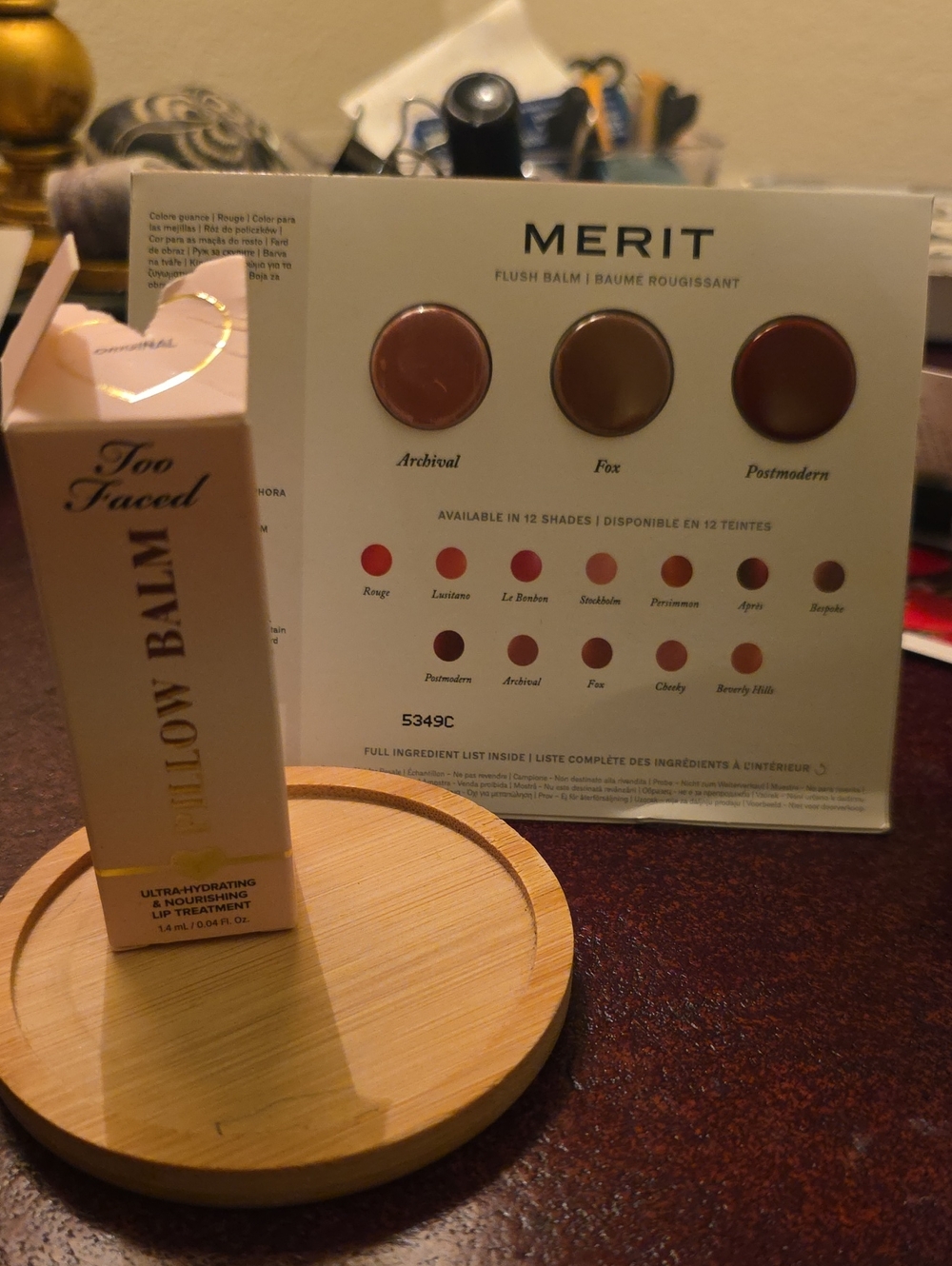 Too Faced Pillow Balm Lip Treatment - Original Travel Size Merit Tester